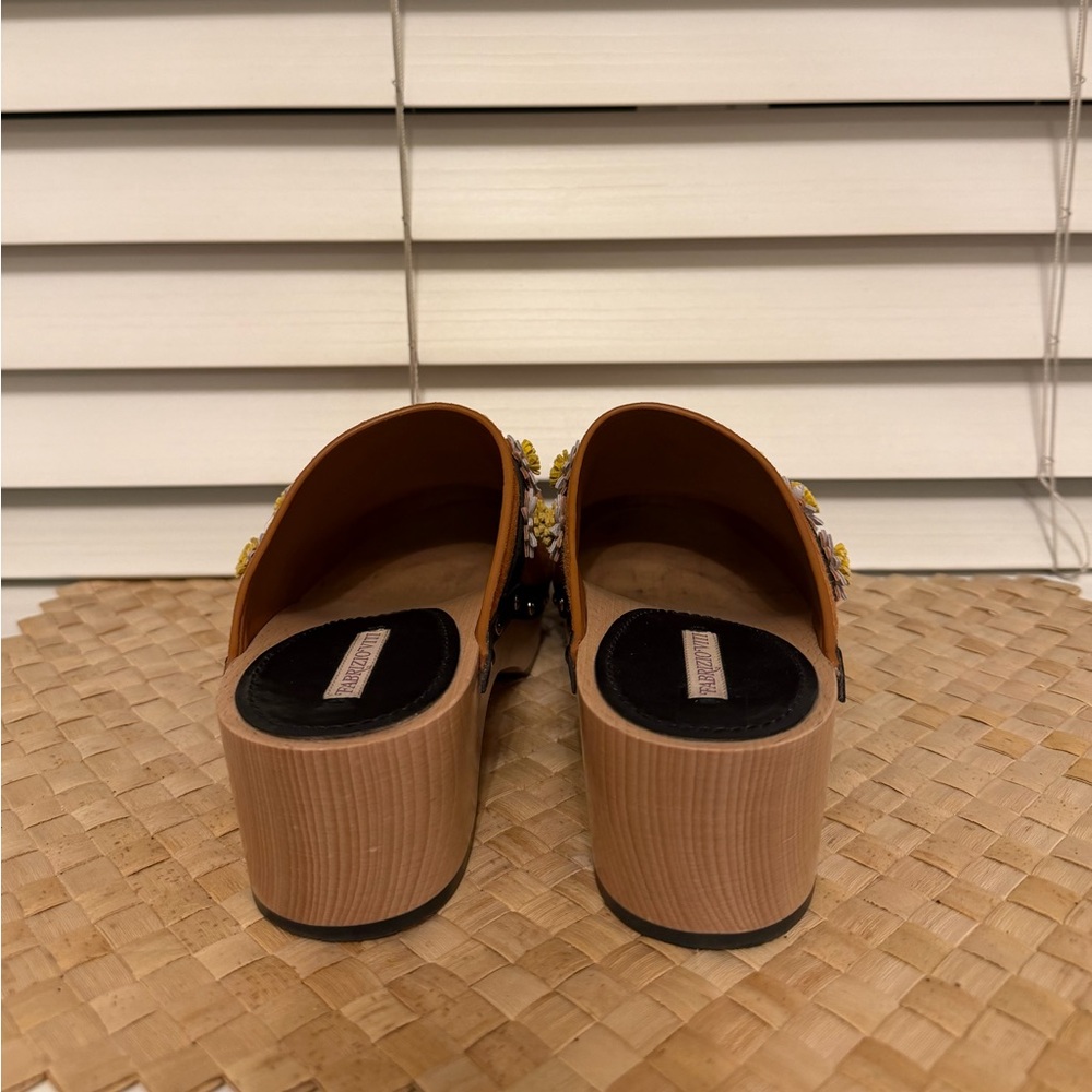 FABRIZZIO VITTI flower clogs - Picture 6 of 7
